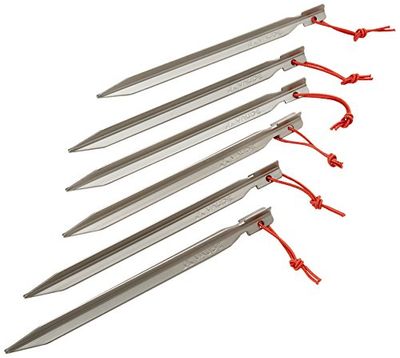 VAUDE Six Peg VPE6 Recambio, Unisex Adulto, Gris, 18 cm