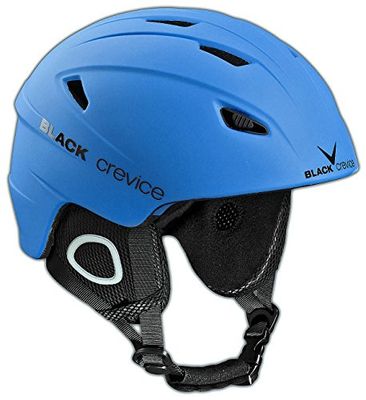 BLACK CREVICE Kitzbühel Casco da sci (Small, Blu)