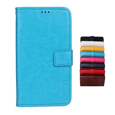 SHIEID® Umidigi Z2/Z2 Pro Funda Faux Cuero Billetera Funda para Umidigi Z2/Z2 Pro con Stand Función(Azul)