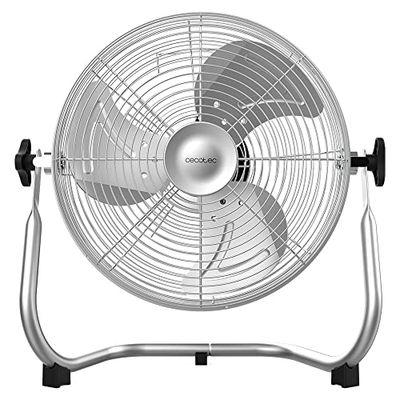 Cecotec EnergySilence 1000 Pro industriële ventilator, 40 W, diameter 30 cm, 3 snelheden, 3 vleugels, eenvoudige bediening, elegant design en maximale veiligheid, stalen afwerking
