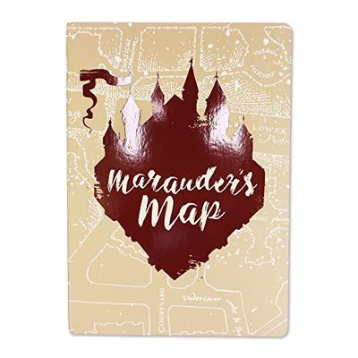 Harry Potter - Briefpapier & Notitieboeken - Harry Potter Marauders Kaart A5 Flex 288 Pagina Notebook