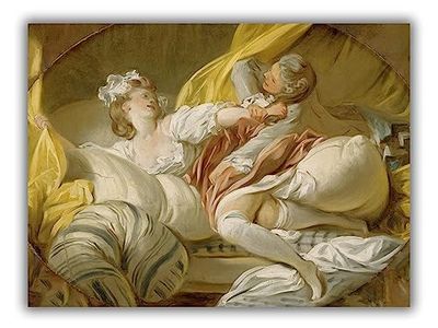 La bella serva di Jean Honoré Fragonard - Stampa su tela giclée (M)