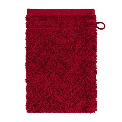 Frottana Elegance Gant de Toilette Rouge Rubis