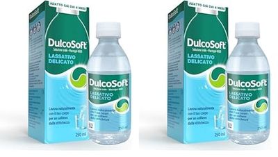 DulcoSoft Lassativo con Macrogol, Rimedi Stitichezza Adulti, Bambini - Senza Glutine, Senza Zucchero, Senza Lattosio - Lassativo Delicato per Irregolarità Intestinale, Stipsi (Soluzione Orale 250ml)