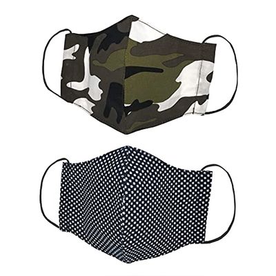 Kanguru Green Masque Faciale Set de 2 pièces - Garçon - Multicolore - 6-12 ANS