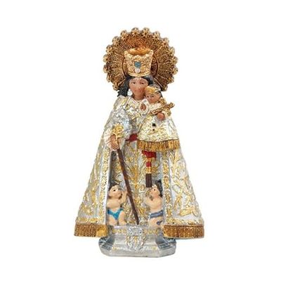 DRW jonge vrouw van de Desamparaten figuur van kunsthars met geschenkdoos (11), 11 cm