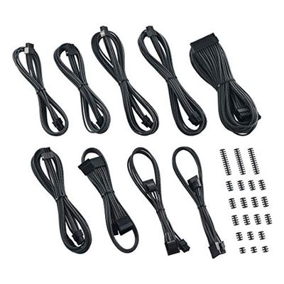 CableMod Klassieke ModMesh C-Serie Kabelset Corsair AXi HXi RM - Carbon