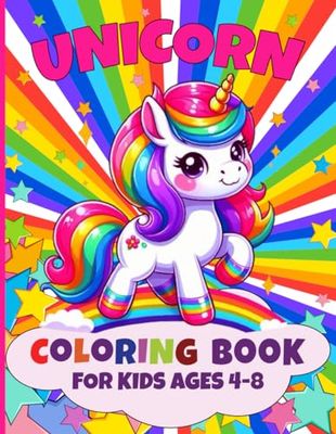 Unicorn Coloring Book For Kids: 103 pages for Ages 4-8 Simple Coloring Book. Unicorn Gifts for Kids, Girls, Boys. | 8.5" x 11"