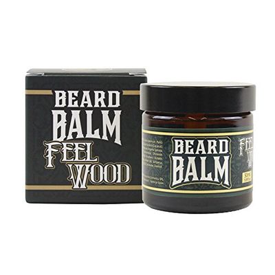 HEY JOE! - Balsamo per Barba No. 4 Feel Wood - Balsamo Idratante Per Barba Da Uomo Al Profumo Di Legno Di Cedro E Ginepro - 60 ml