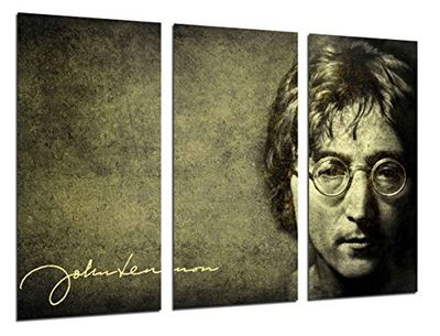 Cuadros Cámara Póster de fotografia John Lennon, Os Beatles, lenda música, multicolor, 97 x 62 cm XXL