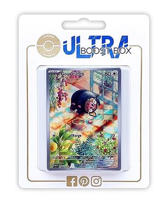 Gourmelet 209/197 Alternative Pokémon Gallery Secrète - Ultraboost X Écarlate et Violet 03 Flammes Obsidiennes - Coffret de 10 Cartes Pokémon Françaises