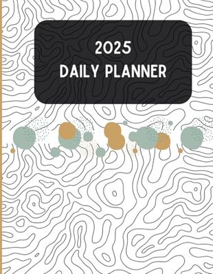 2025 Daily Planner: January to December, 8.5” x 11” inches, 500 Pages and Glossy Finish