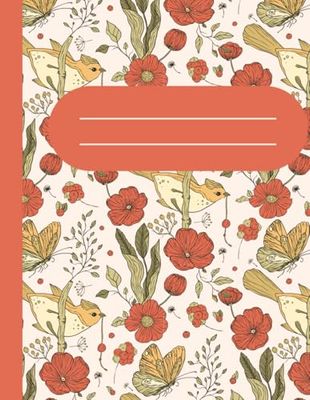 Vintage Birds Orange