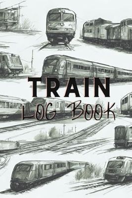 Train Log Book: Journal for train enthusiasts. Record all train details in one place. Soft Cover - 6 x 9"