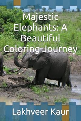 Majestic Elephants: A Beautiful Coloring Journey