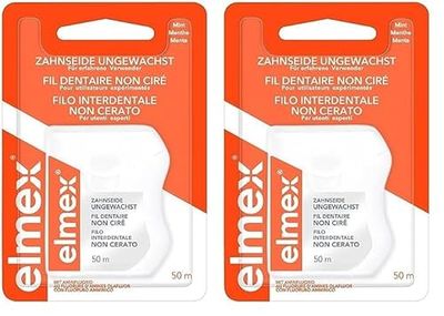 Elmex Filo Interdentale Non Cerato, 50 m (Confezione da 2)