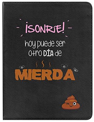 BeCool Capa tipo livro para Samsung Galaxy Tab A 7.0 2016 - capa giratória 360 graus com função de suporte, design hoje pode ser um dia de