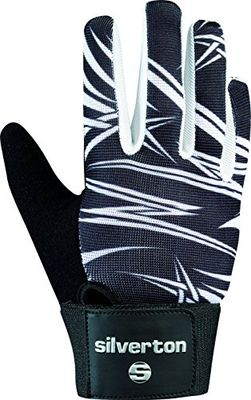 Silverton unisex – vuxna handskar Cross Bone, svart/vit, M