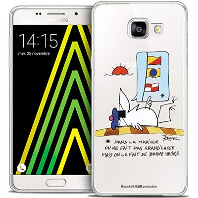 Caseink - fodral för Samsung Galaxy A5 2016 (A510) [officiell samlarlicens The Shadoks® Design La Marine - mjuk - ultratunn - tryckt i Frankrike]