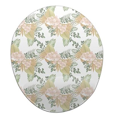 Bonamaison, Ergonomische muismat met polssteun, digitaal bedrukte muismat tegen schede problemen, antislip onderkant, voor kantoor en thuis, afmetingen: 20 x 23 cm