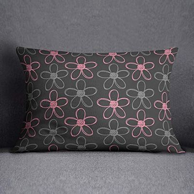 Questo Casa Decoratieve kussensloop, kussensloop, huisdecoratie, voor bank, café, afmetingen: 35 x 50 cm, ontworpen en vervaardigd in Turkije