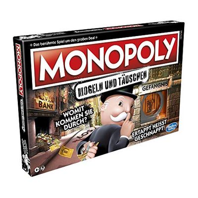 Monopoly Hasbro Gaming Gioco Classico per Bambini a Partire dagli 8 Anni, Multicolore, Localization_B092MT6VVJ