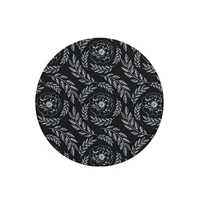 Questo Casa, Round Digital Printed Mouse Pad, Non-Slip Base, for Office and Home, Diameter:22cm