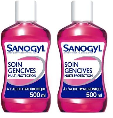 Sanogyl Bain de Bouche Soin Gencives Multi-Protection 500 ml (Lot de 2)