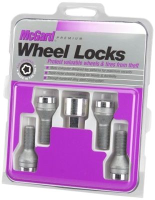 McGard 27216 Chrome Bolt Style Cone Seat Wheel Lock Set by McGard