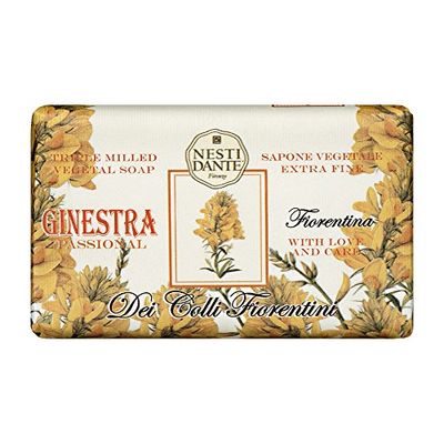 Nesti Dante Colli Fiorentini 664201 Savon à base d'ingrédients naturels Parfum longue durée Broom/Ginster