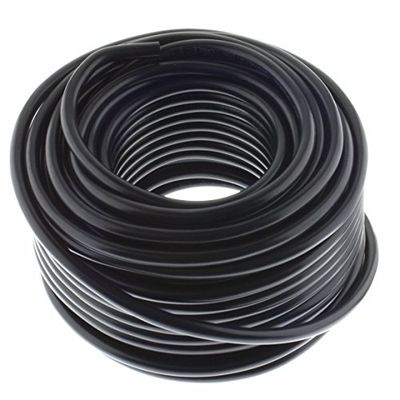 Câble d'enceinte rond 2 x 2,5 mm² - Noir - 25 m - CCA - Câble d'installation PA - Câble audio - Câble d'enceinte