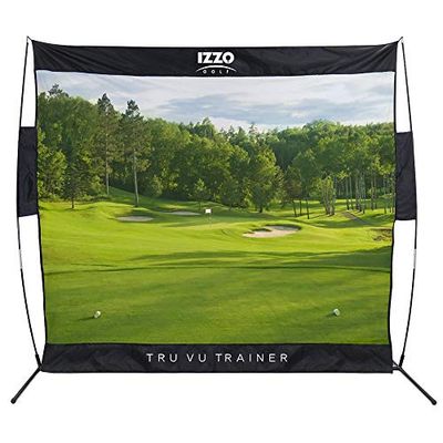 Izzo Tru Vu Trainer Filet à Frapper Style de Cours, Mixte Adulte, Tru Vu Trainer Hitting Net, Multicolore