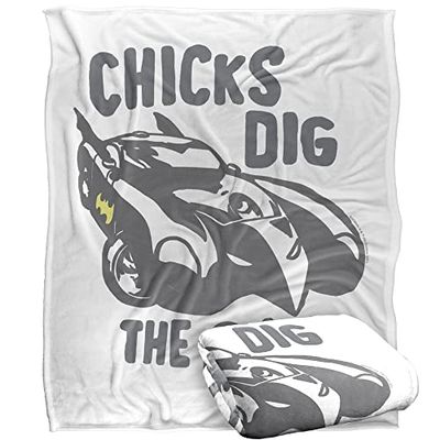 BATMAN Silky Touch Super Soft Throw Blanket 152 x 127 cm