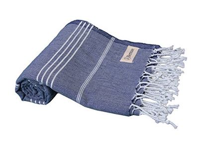 Bersuse 100% Cotton - Anatolia Turkish Towel - Dark Blue