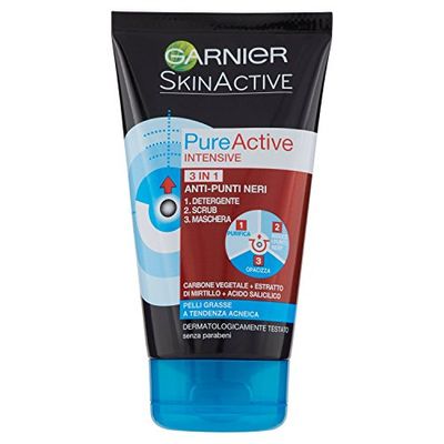 Garnier – Skinactive pureactive Intensive 3 in 1 anti-punti schwarz 150 ml