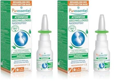 Puressentiel-Respiratorio-Spray Nasal Descongestionante con AE BIO-100% natural-Ayuda a combatir los síntomas del resfriado, la sinusitis, la rinofaringitis, la rinitis alérgica-ORL-15 ml