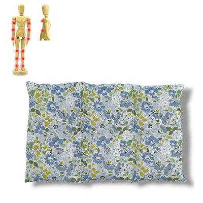 Cuscino termico "giardino rosso", cuscino riscaldante, noccioli di ciliegia, cuscino noccioli ciliegia, cuscino microonde, effetto freddo/caldo, 26x16cm, 330gr