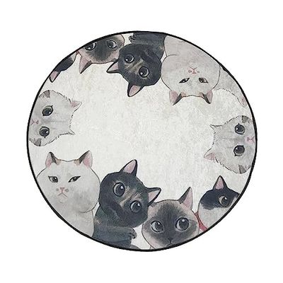 Tapis de bain dix chats