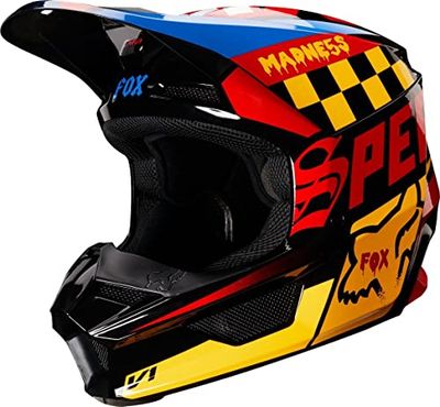 FOX Helmet Junior V-1 Czar Black/Yellow Ys