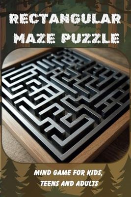 RECTANGULAR MAZE PUZZLE: MIND GAME FOR KIDS, TEENS AND ADULTS