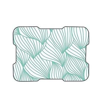 Bonamaison, Digital Printed Mouse Pad, Non-Slip Base, for Office and Home, Size: 22 x 18 cm