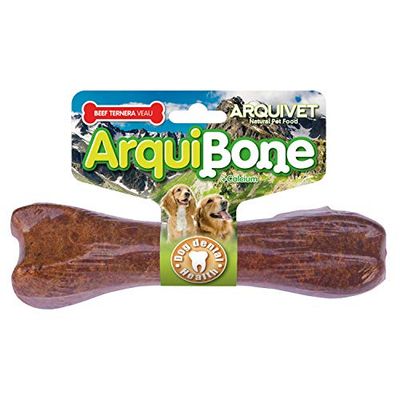 Arquivet Arquibone rundvlees 12,5 cm - 95 g - groot bot voor honden - natuurlijke snack voor honden - kauwbeen - aanvullend voer voor honden