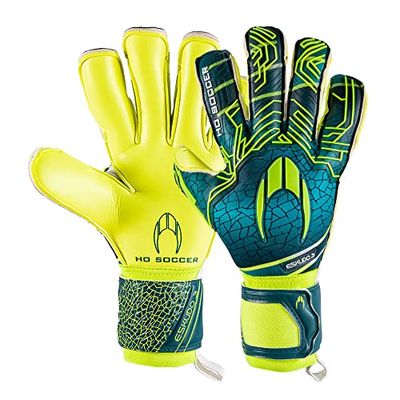 Ho Soccer ESKUDO III Roll/Gecko Link Lime Keepershandschoenen, uniseks, volwassenen, limoen/groen, 9