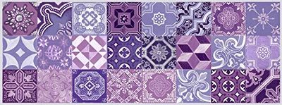 Passatoia da cucina, 100% Made in Italy, Tappeto antimacchia con stampa digitale, Runner antiscivolo e lavabile, Modello Bejide, cm 140x52