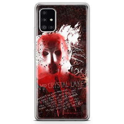 ERT GROUP mobiltelefonfodral för Samsung A51 originalt och officiellt licensierat Horror mönster Friday the 13th 016 optimalt anpassad till formen på mobiltelefonen, fodral tillverkad av TPU-plast