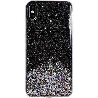 WOZINSKY Glanzende sterrenbeschermhoes voor iPhone 12 Mini 5,4 inch