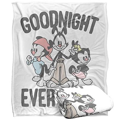 ANIMANIACS Silky Touch Super Soft Throw Blanket 152 x 127 cm