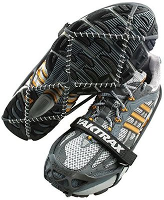Yaktrax Pro, Crampones de Marcha Hombre^Mujer, Negro, Small