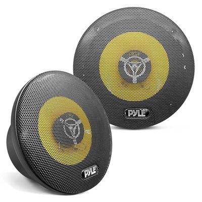 Pyle, 2-Way Car Speaker System, 17cm-240W Car Stereo Speakers, 4-ohm Sub Sound Speaker, Coaxial Loud Pro Audio, Quick Replacement Component Speaker, Car Door/Side Panel Mount Compatible, 2pc