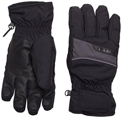 Ziener 801001_12_6.5 - Guanti da Sci Uomo, 6.5, Colore: Nero Nero